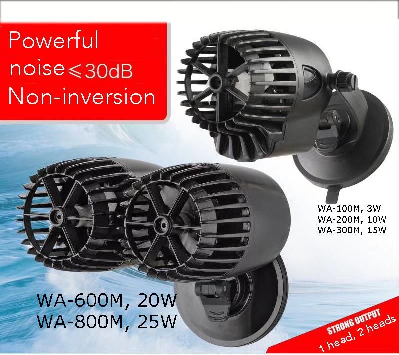 25W Aquarium Wave Makers 2 Power Heads 360 Degrees Rotating