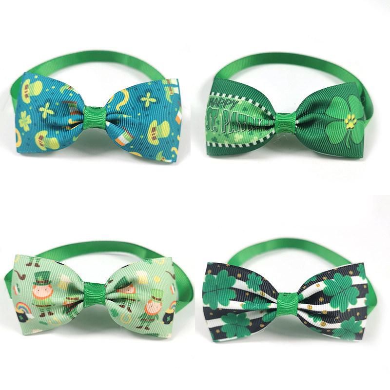 Cute Puppy Pet Grooming Products Handmade Pet Hair Accessories Bow Dog Bowknot Hair Bows with Clips Rubber Bands
