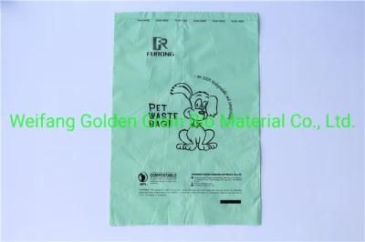 Pet Poop Waste Disposal Bag Biodegradable Doggy Poo Bags Corn Starch PLA Pbat Made