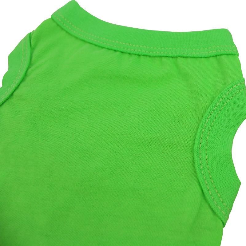 Wholesale Summer Cheap Cotton Plain Color Pet Dog Clothes Blank Dog T Shirt for Large Medium Small Dog Clothes