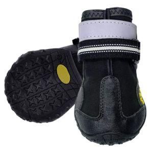 Black Comfortable Soft Hot Sale Anti Slip Pet Waterproof Pet Dog Boots