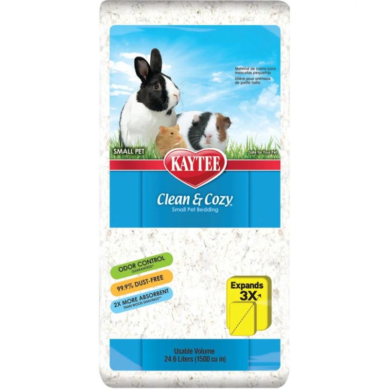 24L Clean Cozy Super Absorbent Paper Bedding for Pets