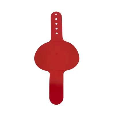 Rounded Design Durable Pet Massage Bath Brush Red