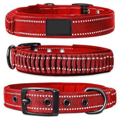 Padded Comfortable Reflective Dog Collar with Handle