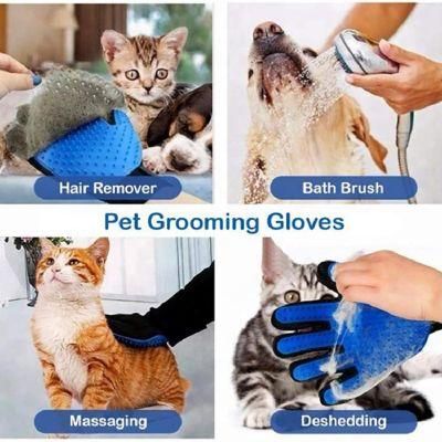 Pet Grooming Glove, Dog Bathing Glove Cat Petting Glove