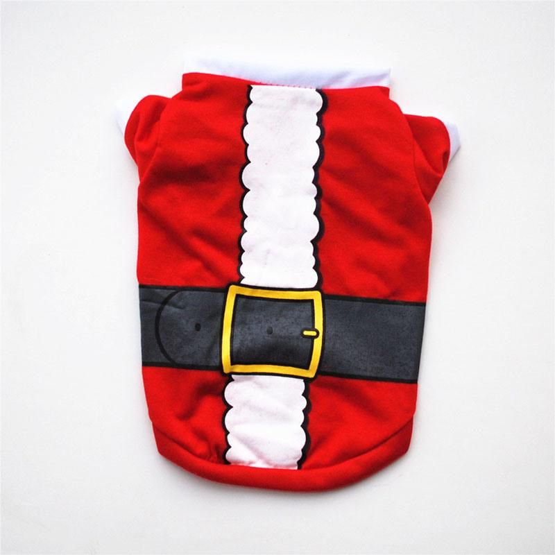 Pet Dog Christmas Costume for Winter Dog Shirt Xmas Puppy Pet Clothes