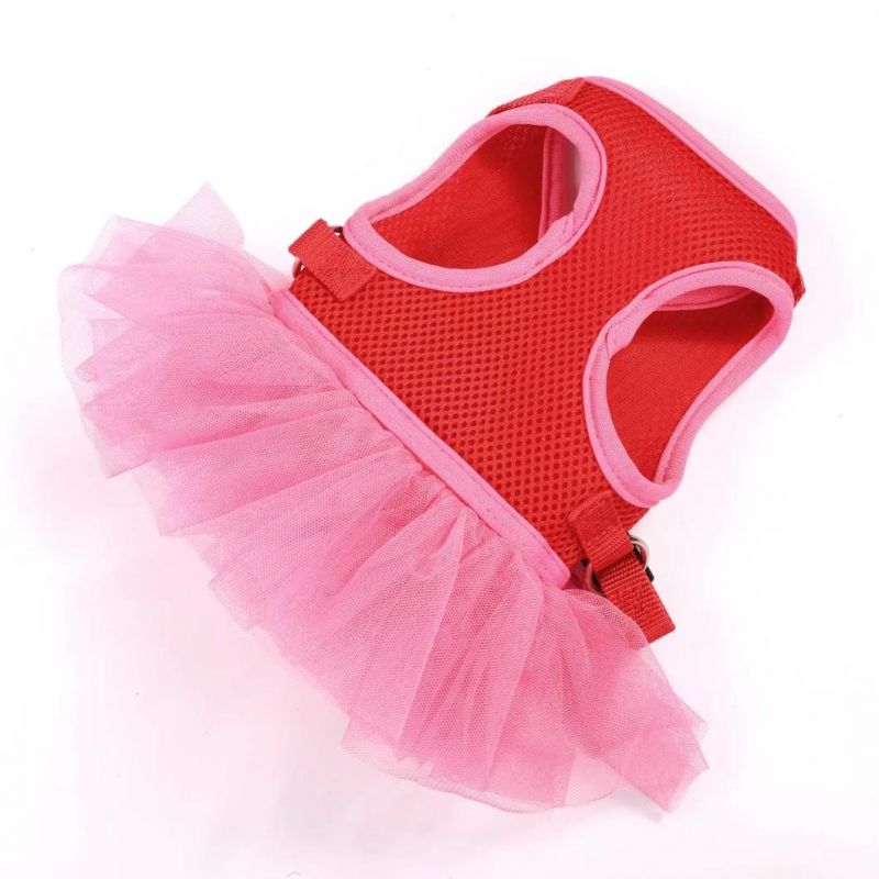 Breathable Comfortable Harness Skirt Dog Dress