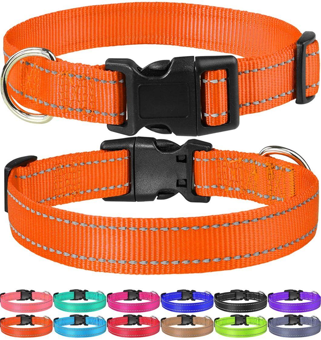 Reflective Quick Release Dog Collar with Multiple Colors