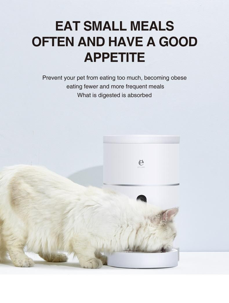 Dog Products, Automatic Cat Feeder, Timer Cat Feeder, Suitable for Pet Dry Food, Suitable for Cats and Dogs, 4L