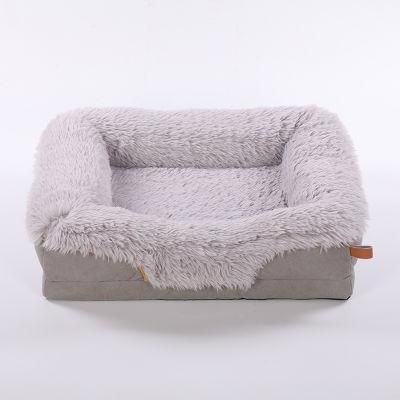Pet Products Long Plush Soft Home Use Dog Bed