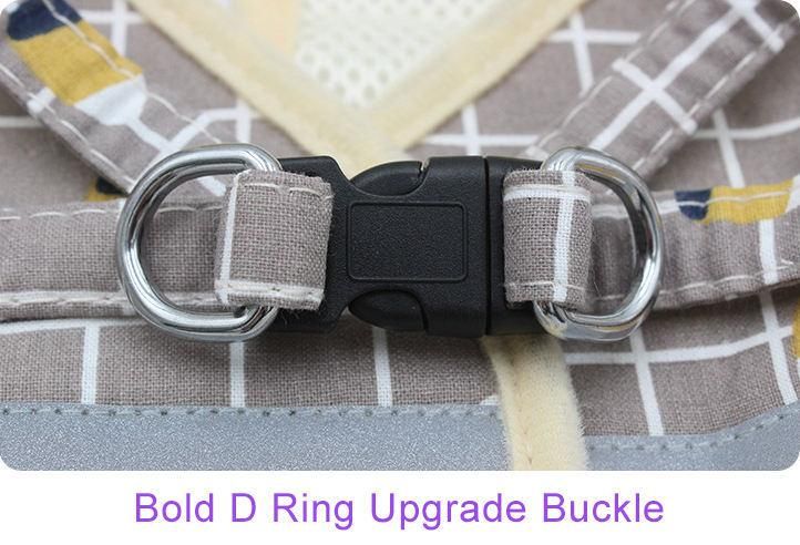 Breathable Cloth Mesh Dog Pet Harness Lead Training Jogging Wear Leash Harness Set