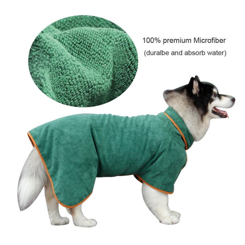 Super Absorbent Microfiber Fast Quick Dry Dog Cat Wholesale Cleaning Products Soft Adjustable Pet Towel