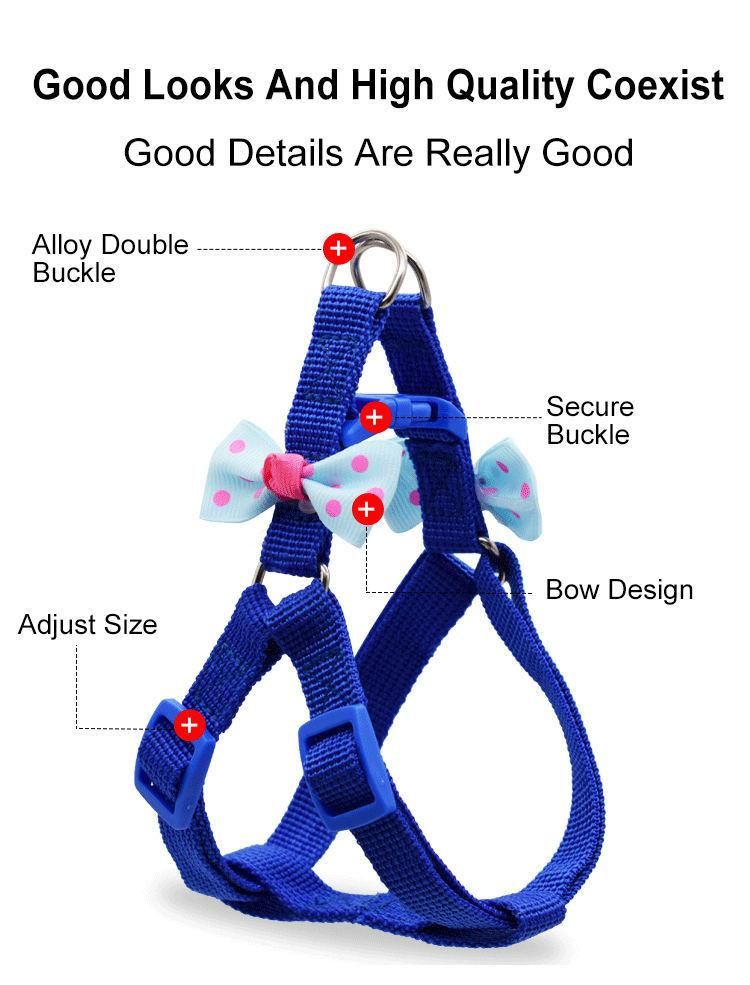 OEM/ODM Personalized Pet Accessories Print Reflective Quick Release Polyester Pattern Dog Harness Set