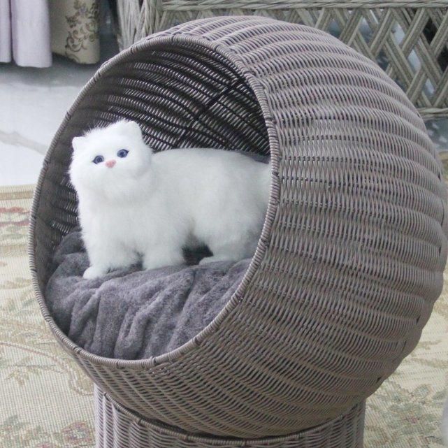 Wholesale Health Rattan Cat Nest Pet House Supplies