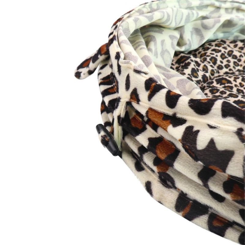 Cat Bed Indoor Pet Tent Warm Soft Cushion