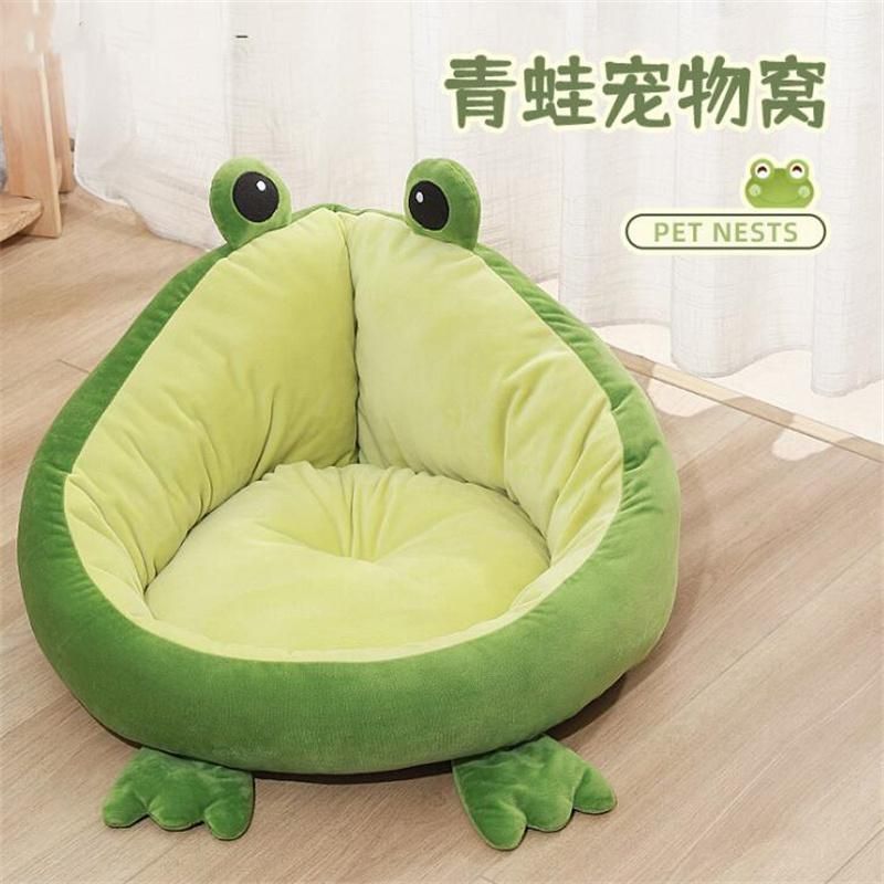 Pet Lotus Leaf Mat Frog Nest Cat Dog Nest for Autumn Winter