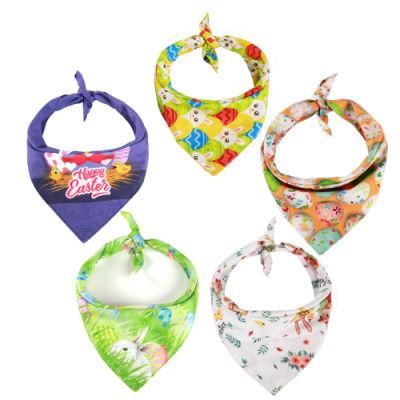 Wholesale New Easter Pet Dog Bandana with Logo