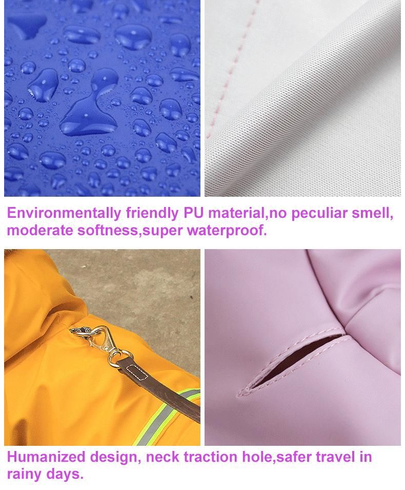 Dog Rain Coat Clothes Raincoat Waterproof Cat Pet Clothes Supplies Raincoat Small Medium Big Dogs