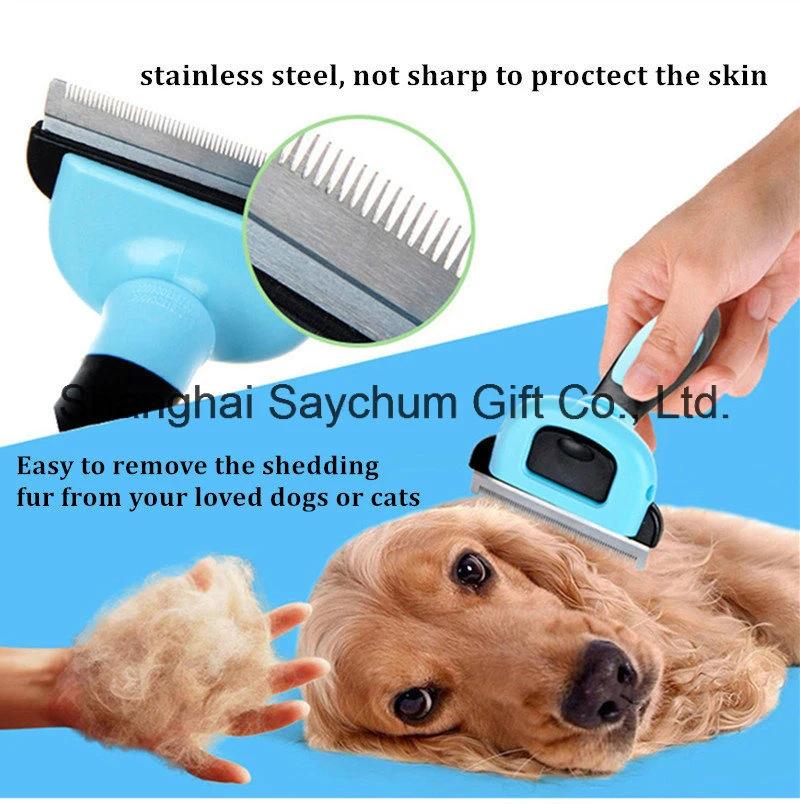 Custom Logo Hairs Comb for Pet Dog Cats