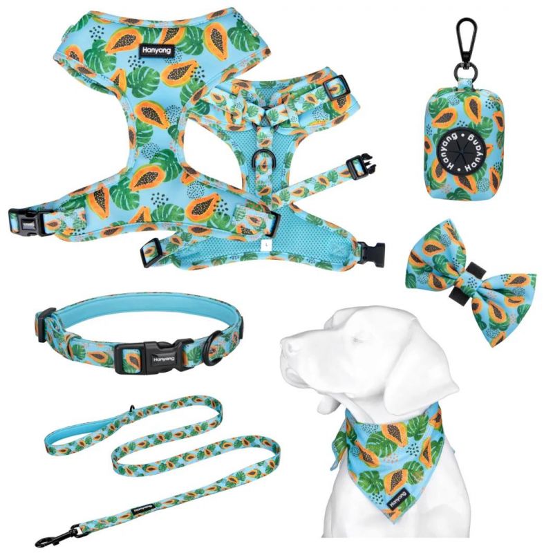 2021 Newest Popular Reversible Harness Soft Neoprene Pet Dog Harness Custom