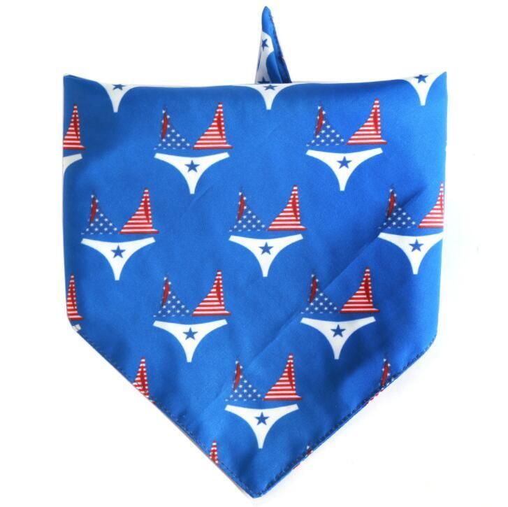 2 Layers 100% Cotton Made Dog Bandana