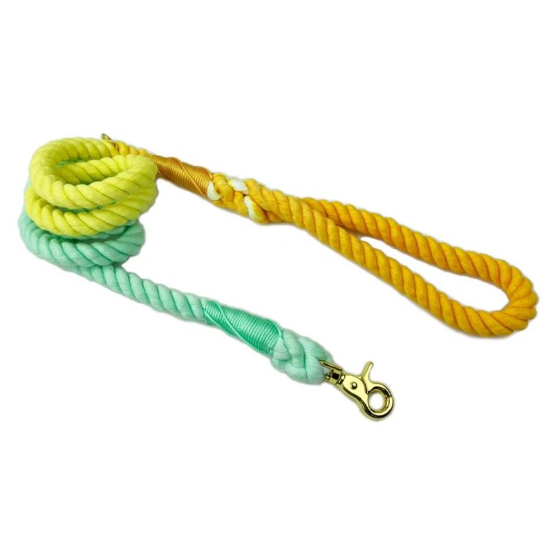 Handmade Fashion Dog Leash Soft Round Rope Leash