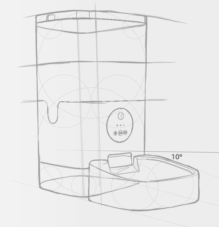 Customize OEM ODM Smart Automatic Timed Pet Intelligent 6L Feeder