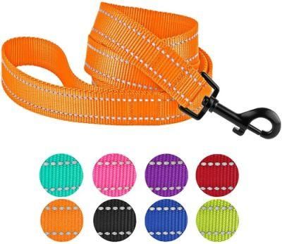 5 Feet Colourful Nylon Dog Leash for Walking Running Training