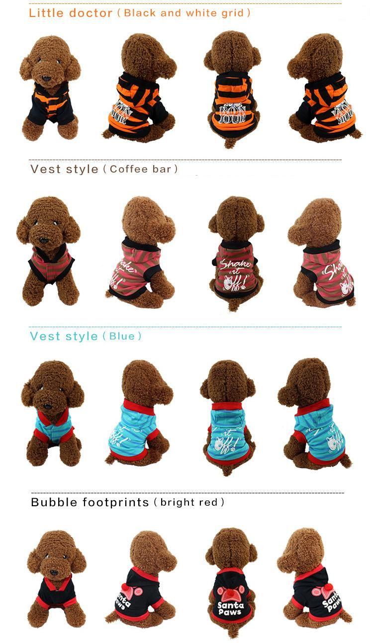 Factory Direct Sales Spring Autumn Style Comfortable Cotton Hoodie Dog Clothing