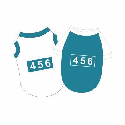 2021 Korean TV Series Squid Game High Quality Halloween Pet Clothes Dog Hoodie Pet Cosplay Apparel