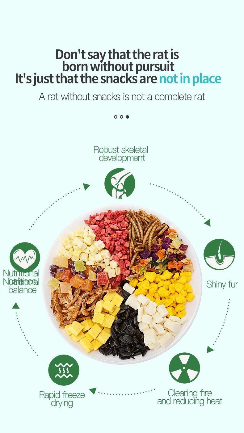Yee Pet Mixed Snacks Various Flavors Nutrition Balance Healthy Food Supplies