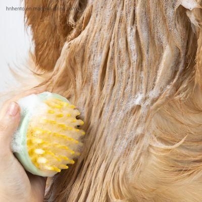 Amazon New Multi Pet Bathing Tool Plastic Hair Removal Cute Pet Batch Brush Series Pet Shower Brush