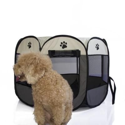 Portable Exercise Puppy Dog Cat Playpen Pet Cages Carriers