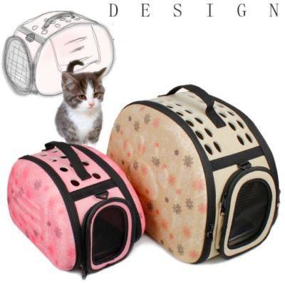 Wholesale Foldable Pet Carrier Puppy Dog Cat EVA Bag Outdoor Travel Shoulder Bag for Small Dog Pets Kittens &amp; Puppies Handbag