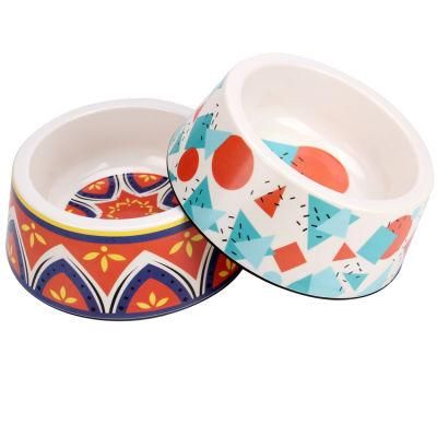 Melamine Yum Dog &Cat Pet Food Bowl - Dishwasher Safe Pet Dish for Food or Water