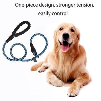 Nylon Dog Traction Rope Pet Leash with Comfortable Padded Handle