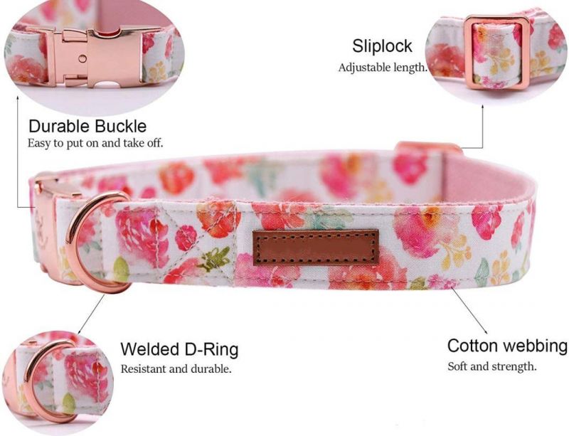 Durable Metal Buckle Custom Sublimation Dog Collar