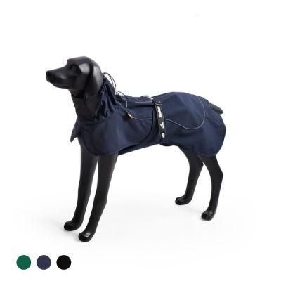 Overall Waterproof PU Jacket Pet Apparel Pet Raincoat for Hiking Mokofuwa
