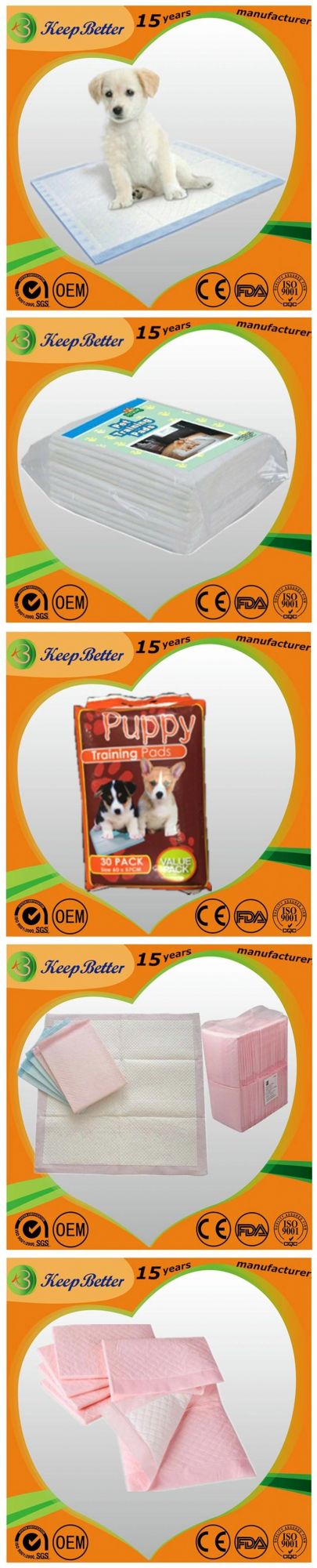Pet Pad Supply Puppy Training Pads Manufacture Wholesale Supplier