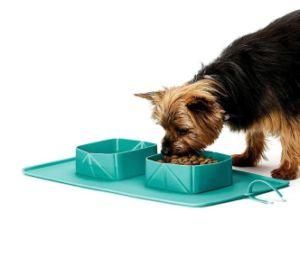 Amazon Reusable Silicone Dog Bowl for Eating and Drinking