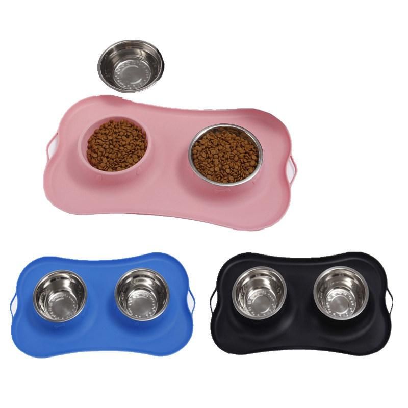 BPA Free Folding Dog Silicone Bowl