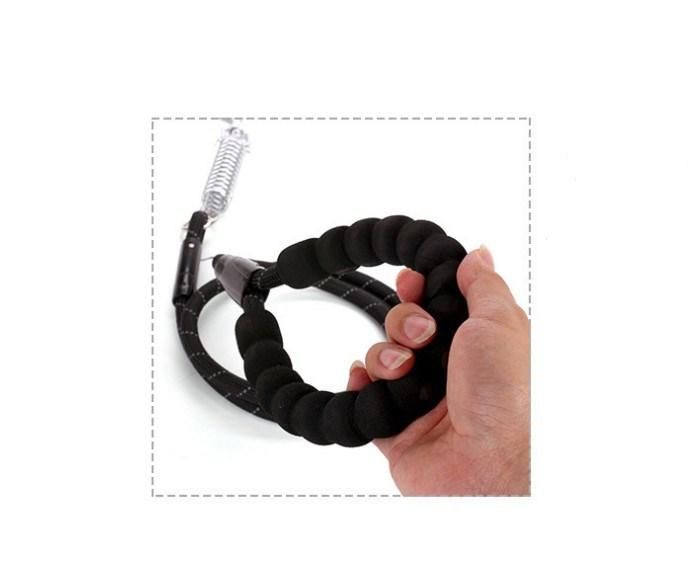 Reflective Spring Explosion-Proof Shock-Absorbing Nylon Pet Dog Leash