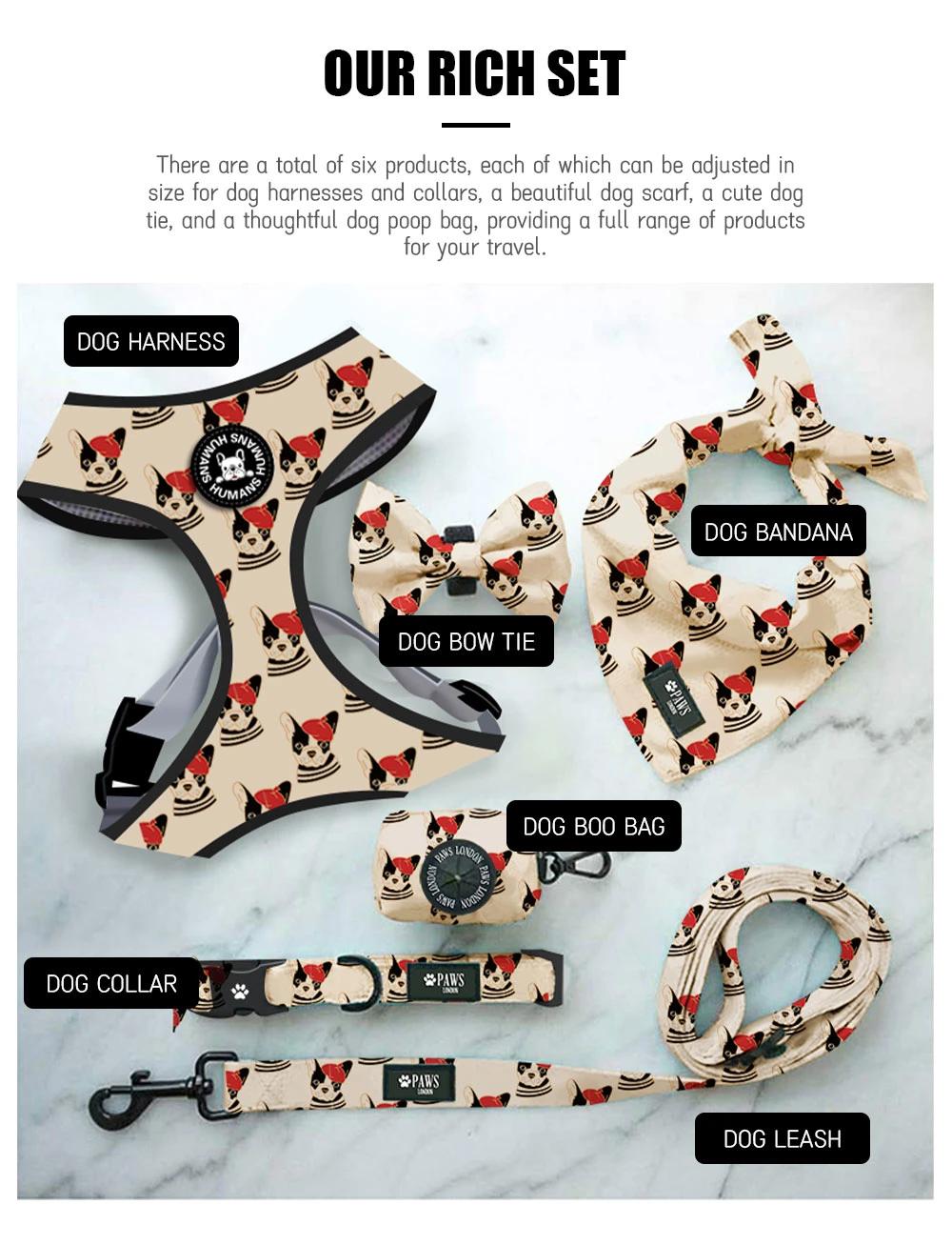 Customized Dog Harness Set Harness Dog