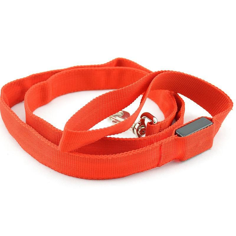 LED Pet Leash Small and Medium-Sized Dogs Luminous Pet Pull Belt Luminous Walk Dogs