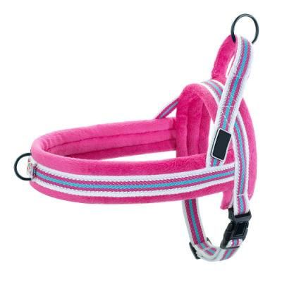 Highly Recommended Put on Easily Soft Walk Dog Harness with Handcraft Stitching