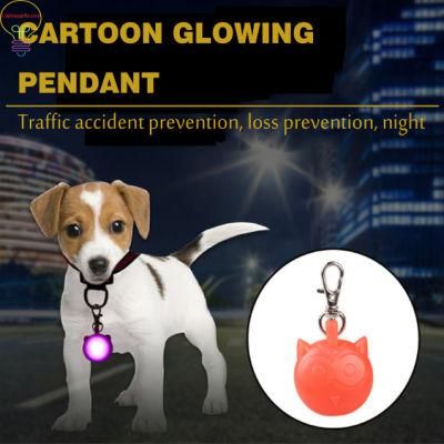 LED Glow Pet Pendant Light up Cartoon Pendant, Night Walkpet Pendant Ornaments