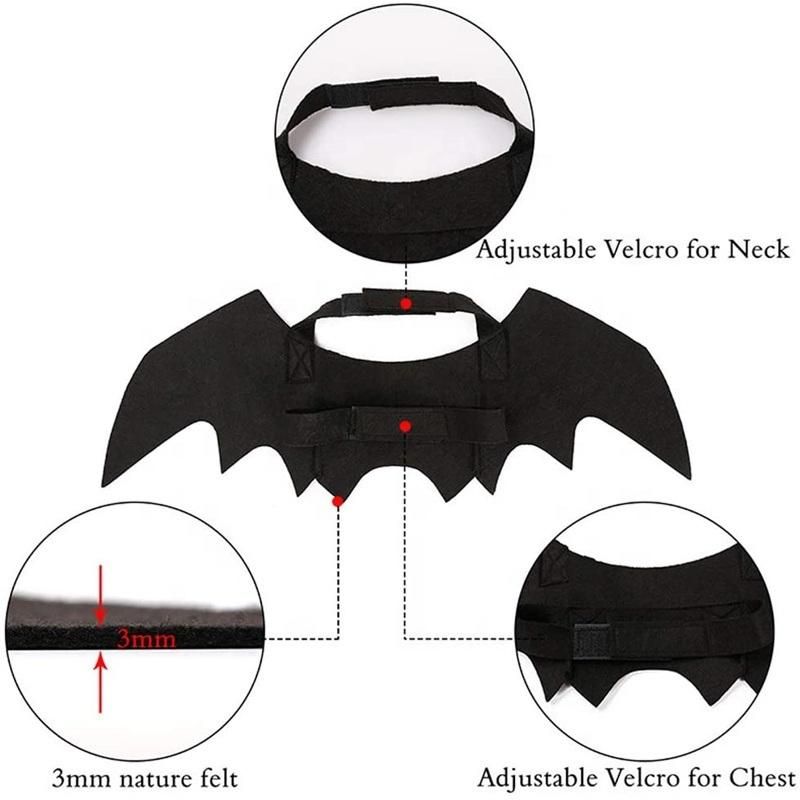 Pet Cat Accessories Bat Wings Dog Accessories Halloween or Festival