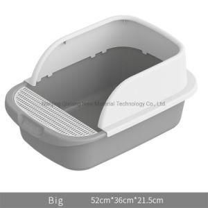 Semi Closed High Fence Cat Litter Tray