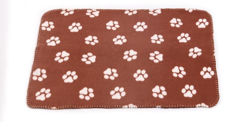 Pet Towel Dog Blanket Pet Double-Sided Fleece Blanket Bath Towel Mat