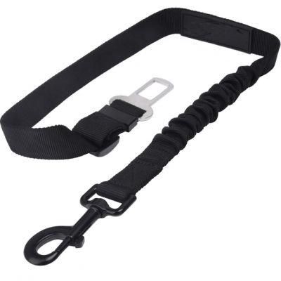 Pet Dog Seat Belt Leash Adjustable Cat Safety Leads Vehicle Car Seatbelt Harness with Elastic Nylon Bungee Buffer